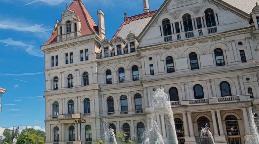 New York state capitol in Albany