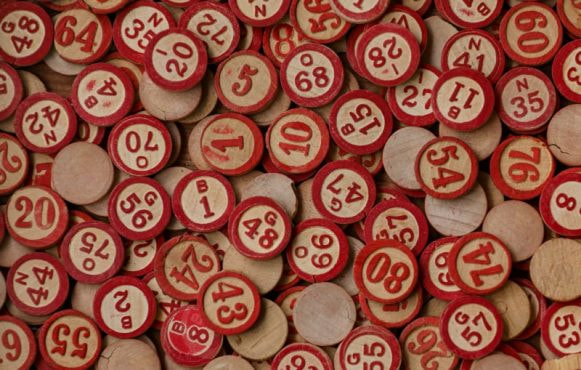 Bingo chips for playing the game