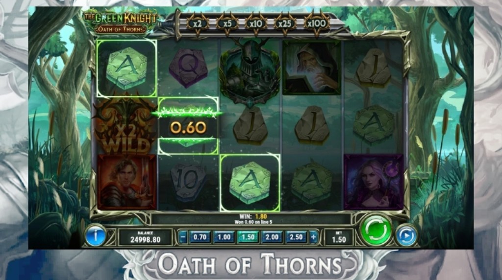 Screenshot of The Green Knight Oath of Thorns Special Features