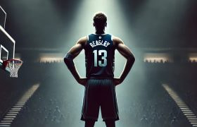 NBA player Malik Beasley in spotlight