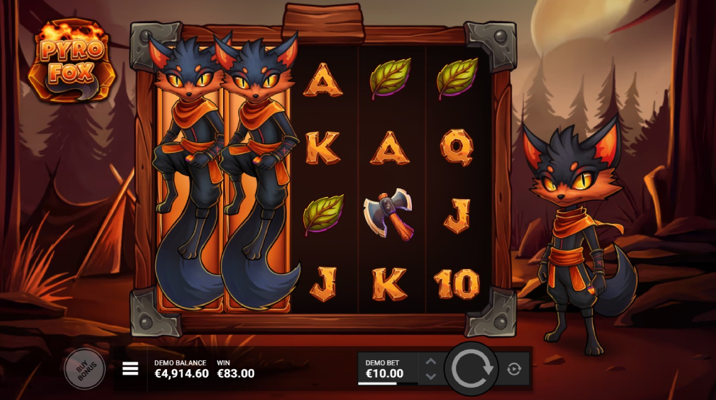Screenshot of the Pyro Reel of Pyrofox