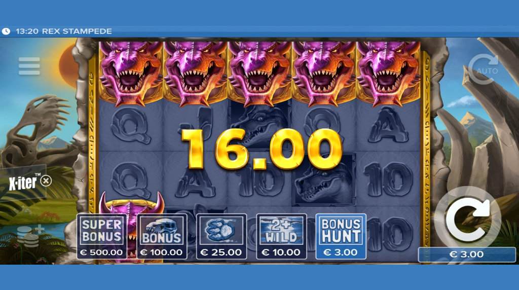Screenshot of the Buy Feature of Rex Stampede