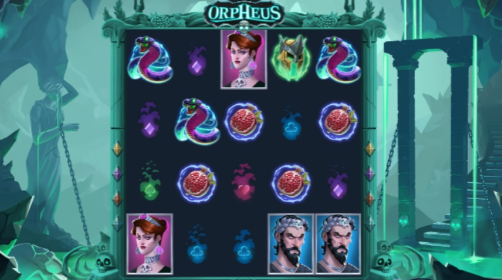 Screenshot from the New Rise of Orpheus Slot by Play'n GO