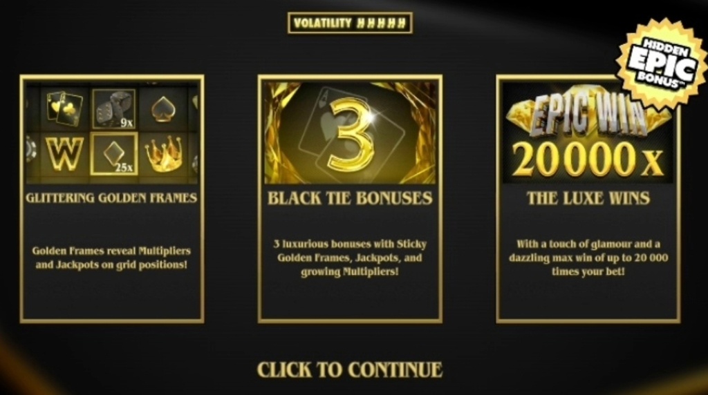 Screenshot from the New the Luxe Slot by Hacksaw Gaming