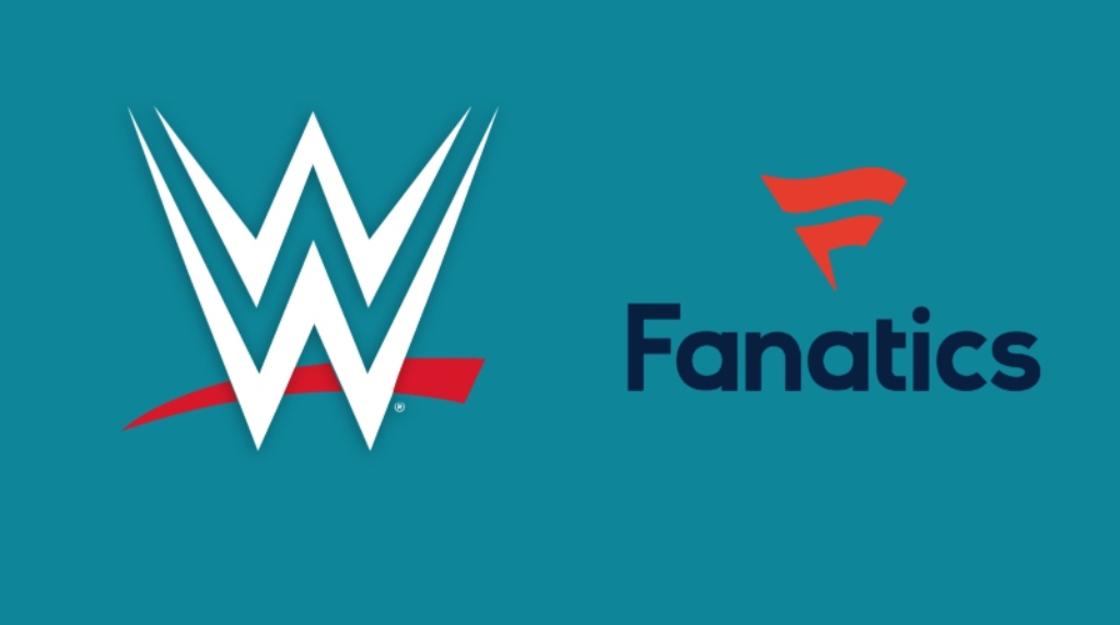 WWE and Fanatics betting logos