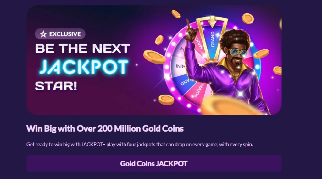 Win 200 Million Gold Coins in the Jackpot Star Promo