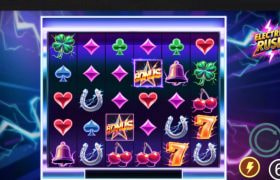 Screenshot from the new Electric Rush slot by AvatarUX