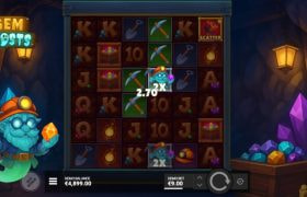 Screenshot from the New Gem Ghosts Slot by Bullshark Games