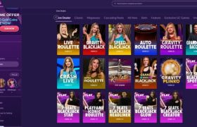 Screenshot With Details about the Live Dealer Games at PlayFame