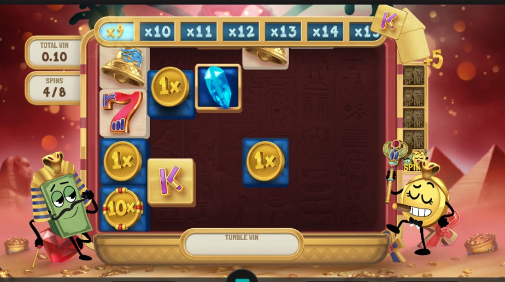 Screenshot of the Multiplier Ladder feature of Bill and Coin 2