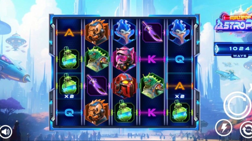 Screenshot from the New Astropop Slot by AvatarUX