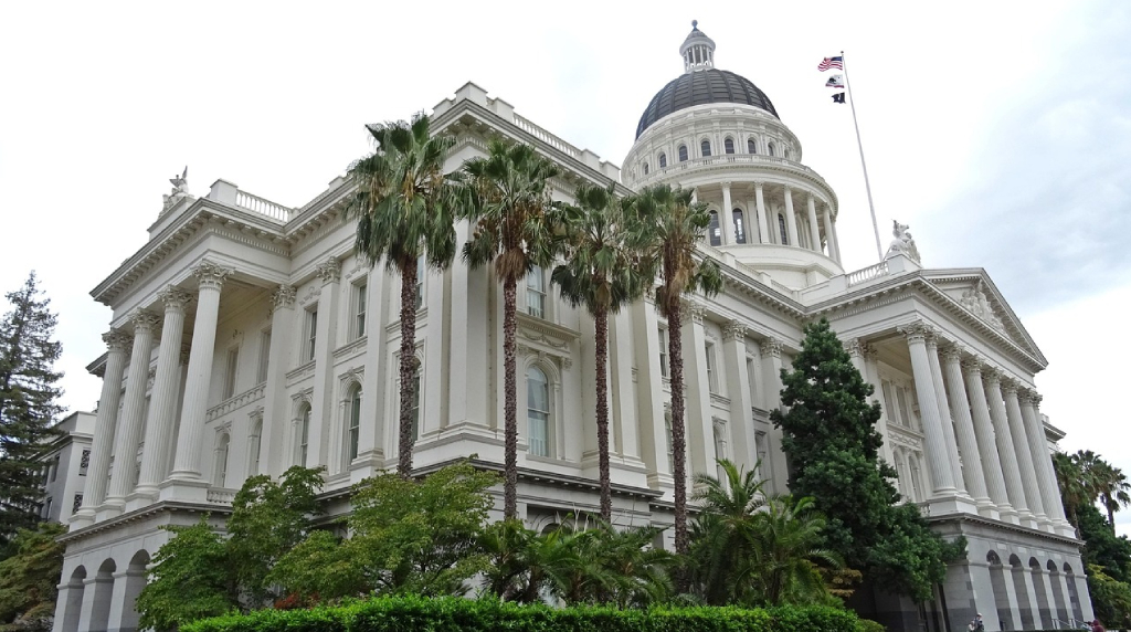 California State Capitol building in Sacramento
