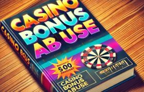 Casino bonus abuse book on a table