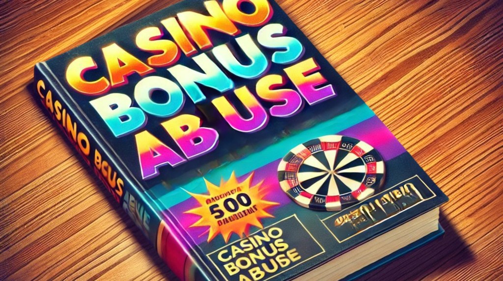 Casino bonus abuse book on a table