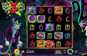 Screenshot from the New Chaos Crew 3 Slot by Hacksaw Gaming