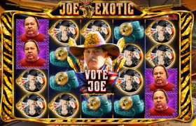Joe Exotic and his many cronies populate this popular slot