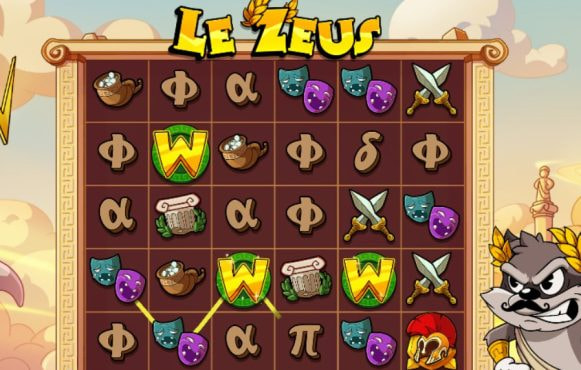 Screenshot from the New Le Zeus Slot by Hacksaw Gaming