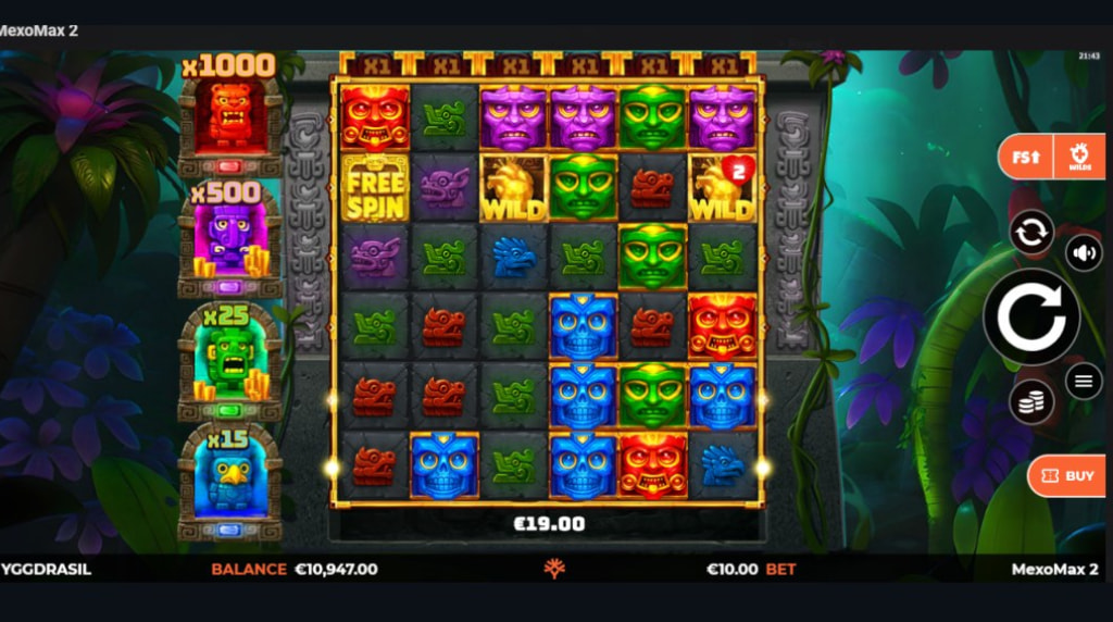 Screenshot of the MultiMax Multiplier of MexoMax 2