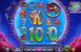 Screenshot from the New Rosie OrbitTreasure Turn Slot by Play-N-Go