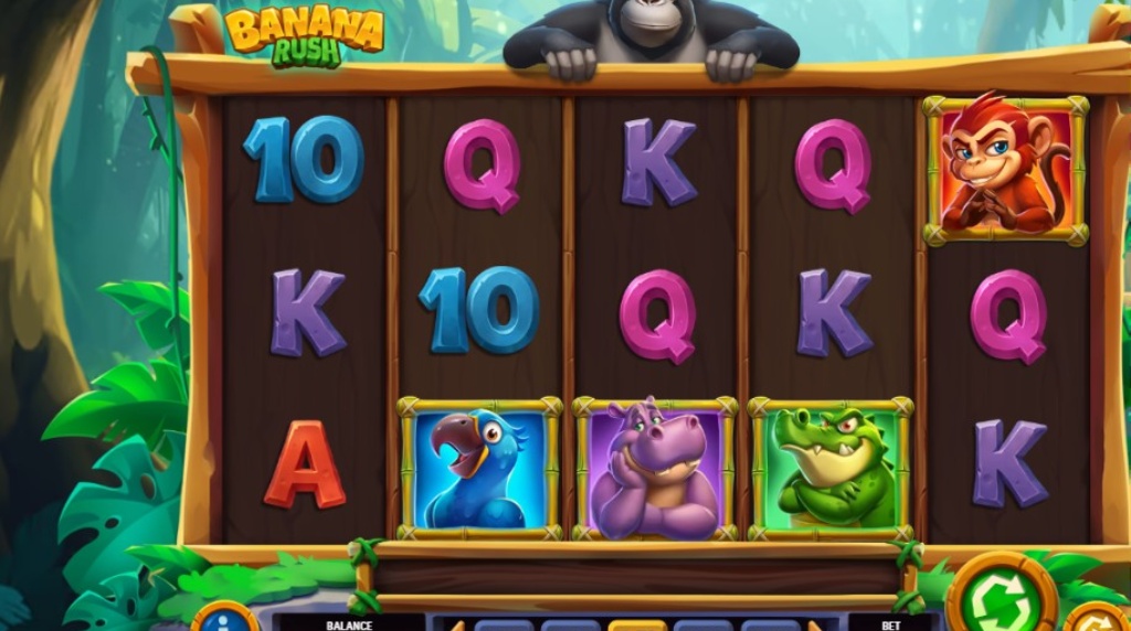 Screenshot from the New Banana Rush Slot by Play'N Go