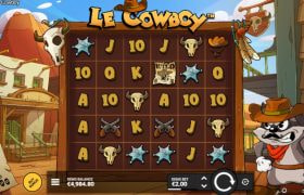 Screenshot from the New Le Cowboy Slot by Hacksaw Gaming