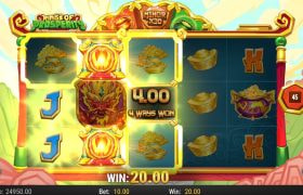 Screenshot from the new Rings of Prosperity slot by Play'n GO