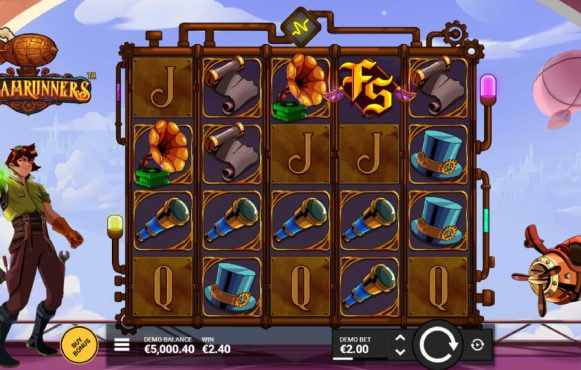 Screenshot from the New Steamrunners Slot by Hacksaw Gaming