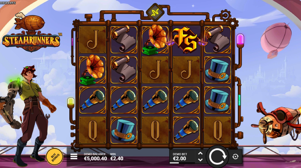 Screenshot from the New Steamrunners Slot by Hacksaw Gaming