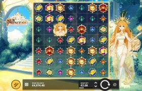 Screenshot from the New Sun Princess Slot by Hacksaw Gaming