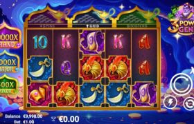 Screenshot from the 3 Power Genies slot by AvatarUX