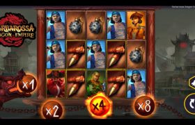 Screenshot from the New Barbarossa Dragon Empire Slot by Peter and Sons