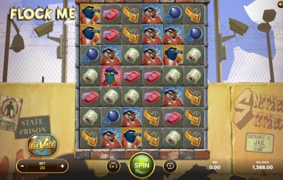 Screenshot from the New Flock Me Slot by NetEnt