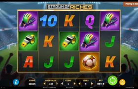 Screenshot from the New Stadium of Riches Slot by Play'n GO