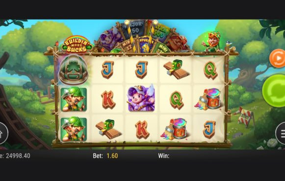 Screenshot from the new Buildin' More Bucks slot by Play'n GO