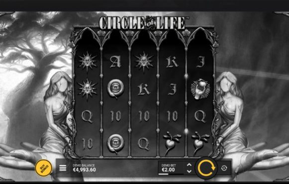 Screenshot from the New Circle of Life Slot by Hacksaw Gaming