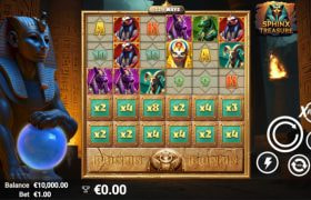 Screenshot from the New Sphinx Treasure Slot by AvatarUX