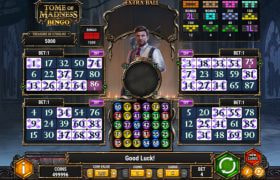 Screenshot from Tome of Madness Bingo by Play'n GO