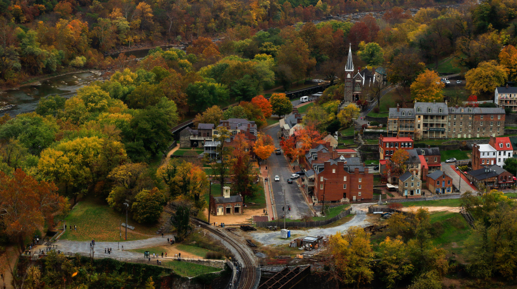 Downtown Harpers Ferry, West Virginia