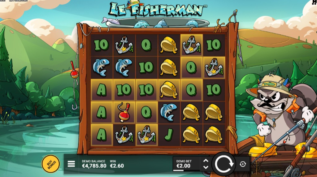 Screenshot from the New Le Fisherman Slot by Hacksaw Gaming