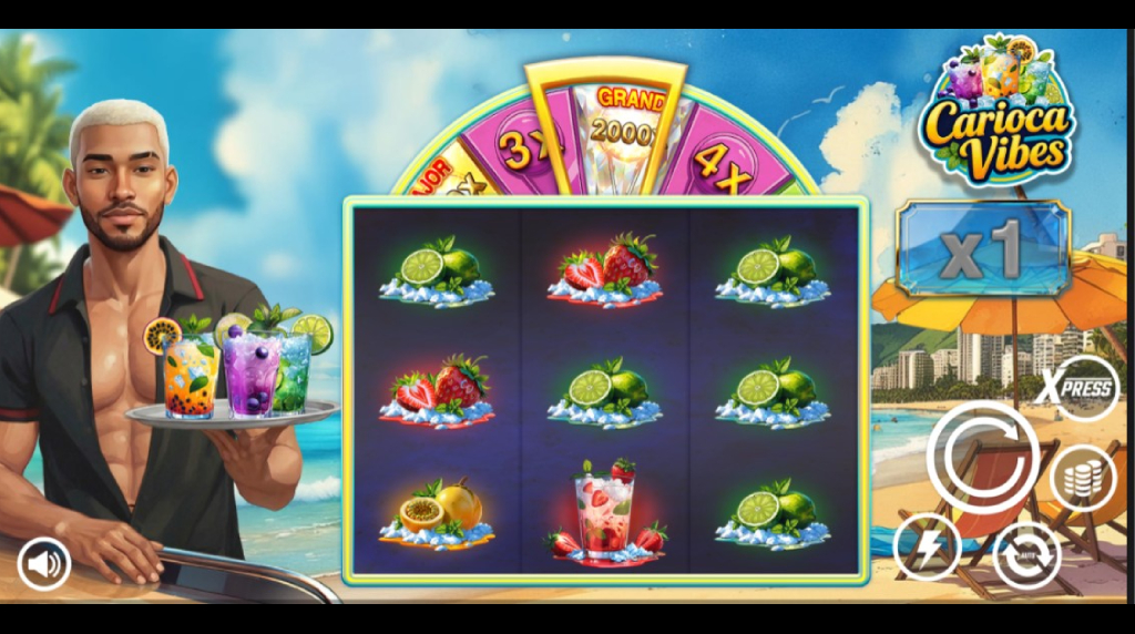 Screenshot from the Carioca Vibes Slot by AvatarUX