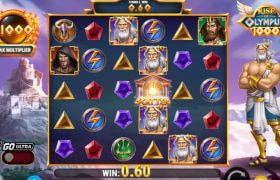 Screenshot from Rise of Olympus 1000 slot by Play'n GO