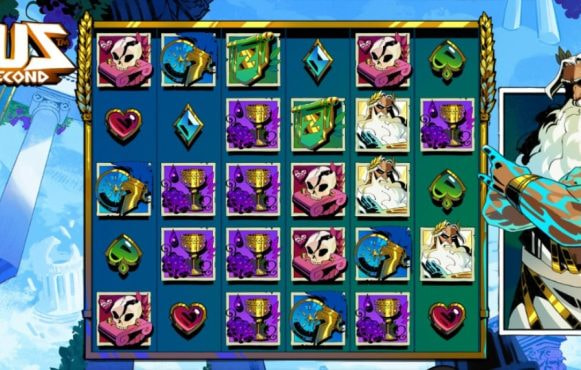 Screenshot from the New Zeus Ze Zecond Slot by Hacksaw Gaming