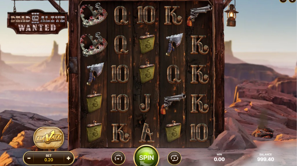 Screenshot from the Dead or Alive 3 slot by NetEnt