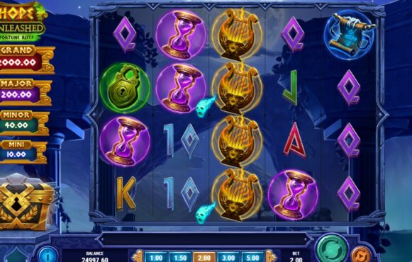Screenshot from the New Hope Unleashed Fortune Rises Slot by Play'n Go