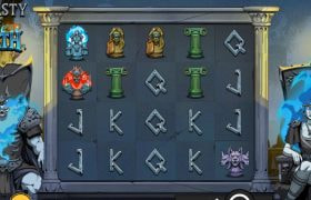 Screenshot from the Dynasty of Death slot by Hacksaw Gaming