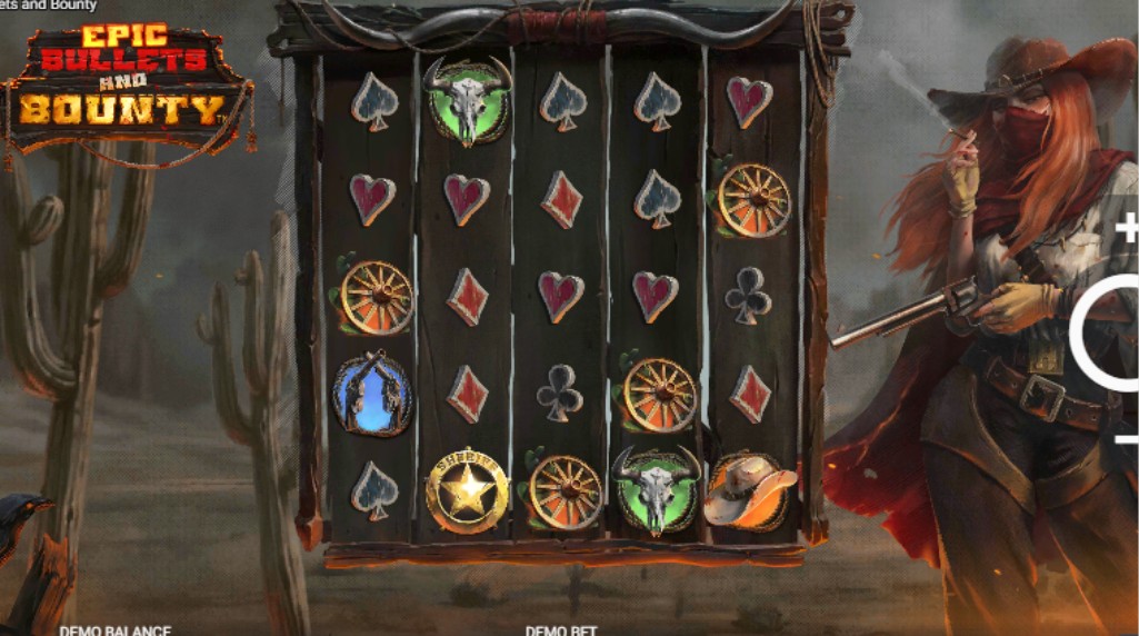 Screenshot from Epic Bullets & Bounty by Hacksaw Gaming