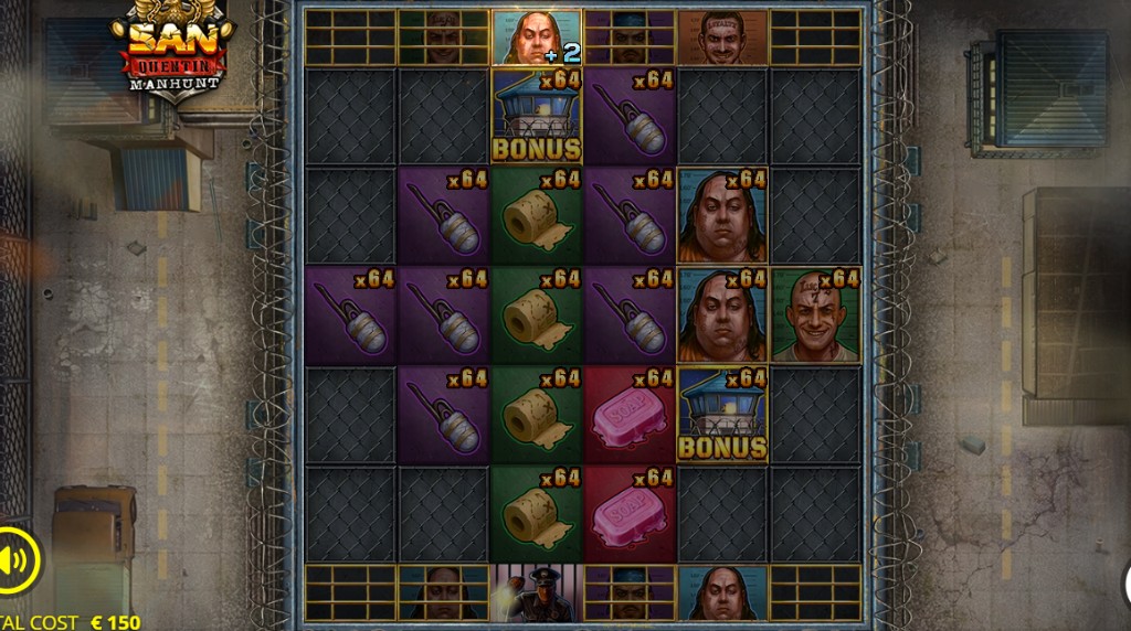 Screenshot from the Booster Buy feature of San Quentin Manhunt