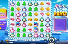 Screenshot from the New Snow Party Slot by Pragmatic Play