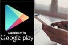 The Google Play store on Android