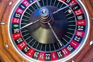 Casino roulette wheel